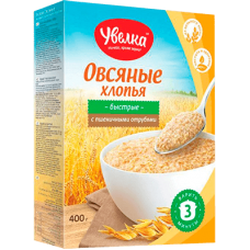 УВЕЛКА ХЛОПЬЯ ОВСЯНЫЕ БЫСТРЫЕ С ПШЕНИЧНЫМИ ОТРУБЯМИ 400гр.*6 (854) УВЕЛКА ХЛОПЬЯ ОВСЯНЫЕ БЫСТРЫЕ С ПШЕНИЧНЫМИ ОТРУБЯМИ 400гр.*6 (854)