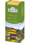 Чай "Ahmad Tea",ПАКЕТ С/Я 25*1,8гр.*12- «Китайский» зеленый (1119)