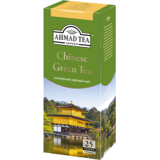 Чай "Ahmad Tea",ПАКЕТ С/Я 25*1,8гр.*12- «Китайский» зеленый (1119)
