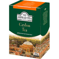 Чай "Ahmad Tea" ЧЕРНЫЙ ЛИСТ. 200гр.*12-Цейлонский Oранж Пеко (1289-012)