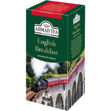 Чай "Ahmad Tea",ПАКЕТ С/Я (конверт) 25*2гр.*12- Английский завтрак (590i-012)