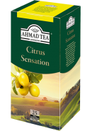 Чай "Ahmad Tea",ПАКЕТ С/Я (конверт) 25*1,8гр.*12 - с ароматом лимона и лайма, черный (1652-1)