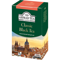 Чай "Ahmad Tea" ЧЕРНЫЙ ЛИСТ. 100гр.*12- «Классический» (1567-1)