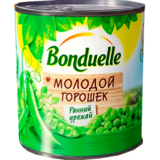 БОНДЮЭЛЬ-ЗЕЛ.ГОРОШЕК "МОЛОДОЙ" 200гр./212мл.*12 Ж/Б