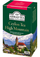 Чай "Ahmad Tea" ЧЕРНЫЙ ЛИСТ. 100гр.*12- Цейлонский Высокогорный F.B.O.P.F. (1306-3)