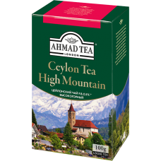 Чай "Ahmad Tea" ЧЕРНЫЙ ЛИСТ. 100гр.*12- Цейлонский Высокогорный F.B.O.P.F. (1306-3) Чай "Ahmad Tea" ЧЕРНЫЙ ЛИСТ. 100гр.*12- Цейлонский Высокогорный F.B.O.P.F. (1306-3)