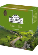 Чай "Ahmad Tea",ПАКЕТ С/Я (конверт) 100*2гр.*8- Зеленый (478i-08)