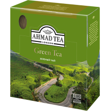 Чай "Ahmad Tea",ПАКЕТ С/Я (конверт) 100*2гр.*8- Зеленый (478i-08)
