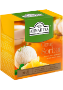 Чай "Ahmad Tea" ПИРАМИДКИ 20-1,8гр.*12- Цитрусовый сорбет, зеленый (1239)