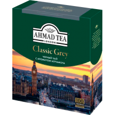 Чай "Ahmad Tea",ПАКЕТ С/Я 100*1,9гр.*8-«Классик Грей" (2425)