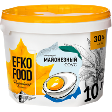 ВЕДРО-МАЙОНЕЗНЫЙ СОУС EFKO FOOD 30%  10л./9,5кг.