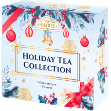 Чай "Ahmad Tea",ПАКЕТ С/Я (конверт) НАБОР "Праздничная коллекция" 9 вкусов 45пак.*10 (N077)