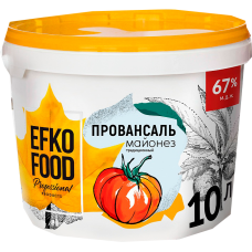 ВЕДРО-МАЙОНЕЗ EFKO FOOD УНИВЕРСАЛЬНЫЙ 67%  9,34 КГ.