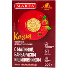 "MAKFA" КАША ОВСЯНАЯ ЦЕЛЬНОЗЕРН.Б/П 5*40гр.*12-МАЛИНА,БАРБАРИС,ШИПОВНИК (3012) КОРОБКА "MAKFA" КАША ОВСЯНАЯ ЦЕЛЬНОЗЕРН.Б/П 5*40гр.*12-МАЛИНА,БАРБАРИС,ШИПОВНИК (3012) КОРОБКА