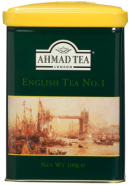 Чай "Ahmad Tea" ЧЕРНЫЙ ЛИСТ. 100гр.*12- Английский № 1 (629-1) Ж/Б