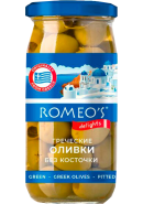 ОЛИВКИ "ROMEO`S" ГИГАНТ Б/КОСТ.340гр.*12 стекло