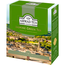 Чай "Ahmad Tea",ПАКЕТ С/Я (конверт) 100*2гр.*8- Зеленый чай с жасмином (475i-08)