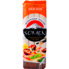 SEN SOY Premium-ЛАПША ПШЕН. 300гр.*24 - SOMEN (оранж.пачка) SEN SOY Premium-ЛАПША ПШЕН. 300гр.*24 - SOMEN (оранж.пачка)