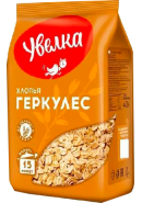УВЕЛКА  ХЛОПЬЯ ОВСЯНЫЕ ГЕРКУЛЕС 400гр.*6 (873) М/У