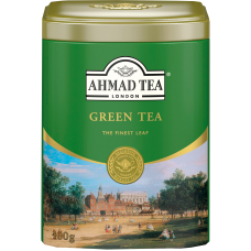 Чай "Ahmad Tea" ЗЕЛЕНЫЙ ЛИСТ. 100гр.*12 (635-1) Ж/Б