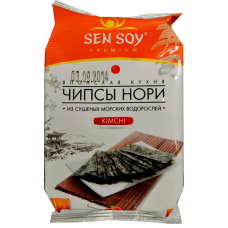 SEN SOY Premium-ЧИПСЫ НОРИ 4,5гр.*18-КИМЧИ