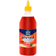 SEN SOY -СТОЛ. СОУС ЧИЛИ ШРИРАЧА СУПЕРОСТРАЯ 310гр.*6 пл. SEN SOY -СТОЛ. СОУС ЧИЛИ ШРИРАЧА СУПЕРОСТРАЯ 310гр.*6 пл.