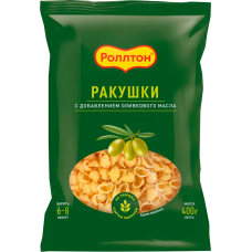 +"РОЛЛТОН" 400гр.*14-РАКУШКИ С ОЛИВК. МАСЛОМ