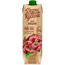 ДАРЫ КУБАНИ-НЕКТАР 0,95л.*6-ЯБЛОКО-ВИШНЯ ЧЗ