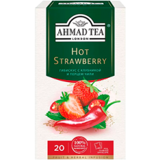 Чай "Ahmad Tea",ПАКЕТ С/Я (конверт) 20*1,8гр.*12- травяной-Клубника и чили (2018) Чай "Ahmad Tea",ПАКЕТ С/Я (конверт) 20*1,8гр.*12- травяной-Клубника и чили (2018)