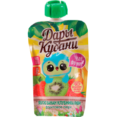 ДАРЫ КУБАНИ-ПЮРЕ Д/ДЕТЕЙ 0,09л.*12-ЯБЛОКО-БАНАН-КЛУБНИКА-КИВИ ДАРЫ КУБАНИ-ПЮРЕ Д/ДЕТЕЙ 0,09л.*12-ЯБЛОКО-БАНАН-КЛУБНИКА-КИВИ