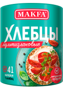 +"MAKFA &nbsp;ХЛЕБЦЫ КРУГЛЫЕ МУЛЬТИЗЛАКОВЫЕ 100гр.*30 (3303) ЧЗ