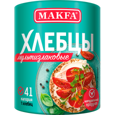 +"MAKFA ХЛЕБЦЫ КРУГЛЫЕ МУЛЬТИЗЛАКОВЫЕ 100гр.*30 (3303) ЧЗ +"MAKFA ХЛЕБЦЫ КРУГЛЫЕ МУЛЬТИЗЛАКОВЫЕ 100гр.*30 (3303) ЧЗ