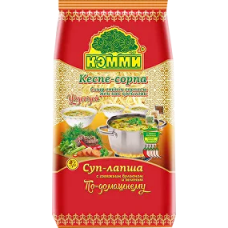 КЭММИ СУП-ЛАПША ЯИЧНАЯ С ГОВЯЖЬИМ БУЛЬОНОМ И ЗЕЛЕНЬЮ 110гр.*20